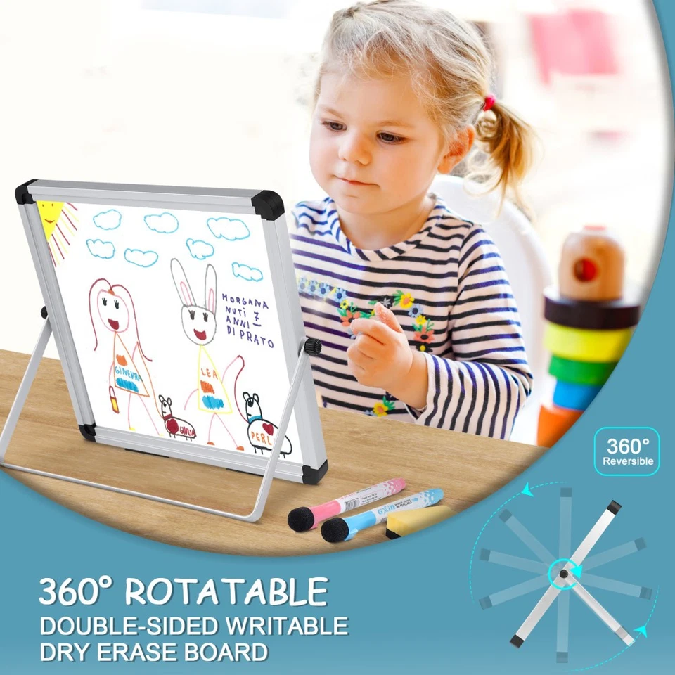  Whiteboard Ständer Schreibtafel Trockener Lösche MINI TROCKELAUSE BREISE - Bild 3 von 4