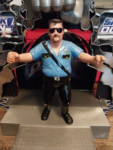 WWF LJN Big Boss Man Figure Black Card Series Excl...