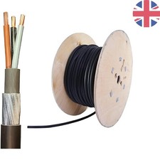 15m SWA Steel Wire Armoured 2.5mm 3 Core Cable - Durable Outdoor Power Solution