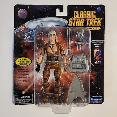 STAR TREK Movie Series KHAN NOONIEN SINGH 5'' Action Figure Playmates Classic OOP