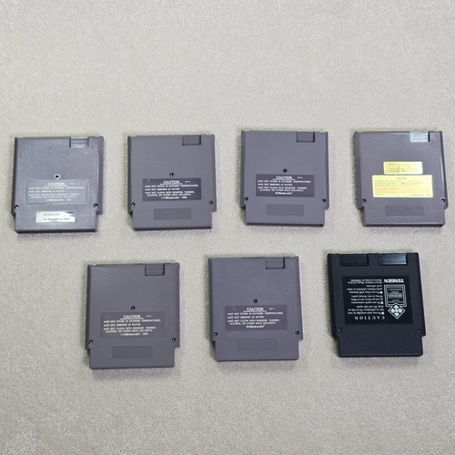 Lot Of 7 Nes Games: Dragon Warrior Tecmo Bowl Karnov Vindicators - Picture 10 of 10