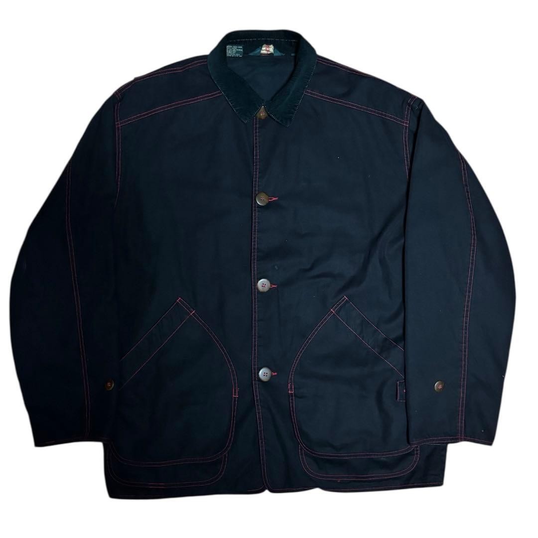 J.Crew 90s Black Coverall Hunting Jacket Size M Used