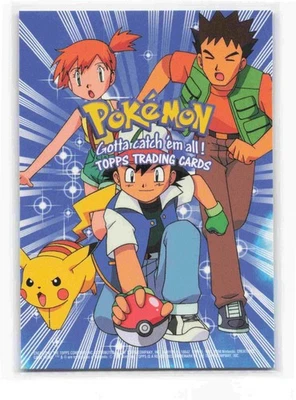 1999 Topps Pokemon The First Movie Checklist Black Logo - LP (Lightly Played) - Image 1 of 2