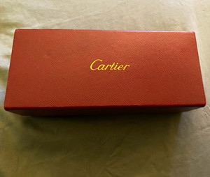Cartier Oval Full Rim Metal Eyeglass Frames Gold 55-22 135 MPN 135B