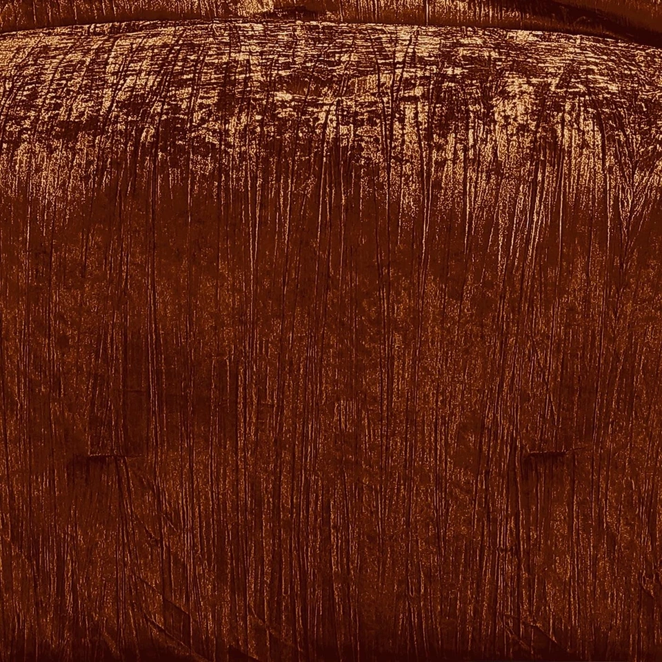 Turin Plush Comforter Set, King, Spice, 7-Piece Set - Image 3 of 4