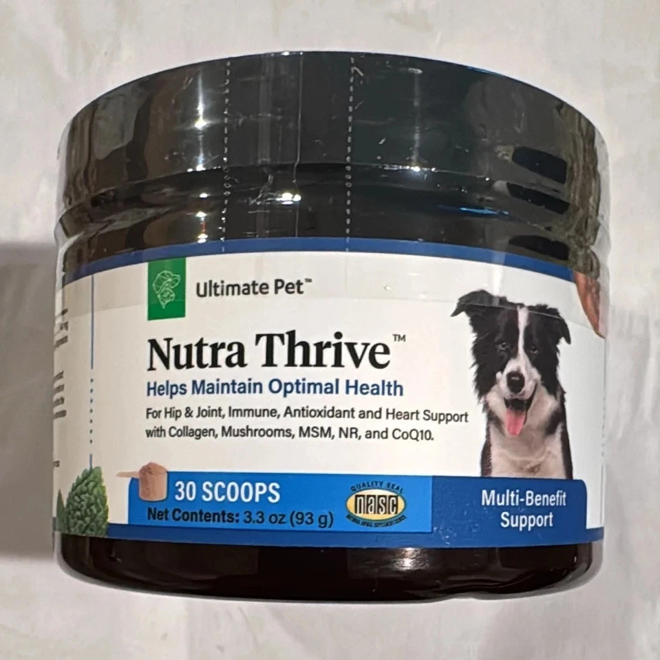 Nutra Thrive Canine Suppliment Powder Probiotics , Vitamins & Nutrients For Dogs