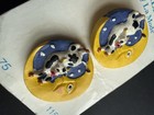 VINTAGE La Mode “Mother Goose- Cow Jumped Over the Moon Buttons, 2 Shank Style — photo 3