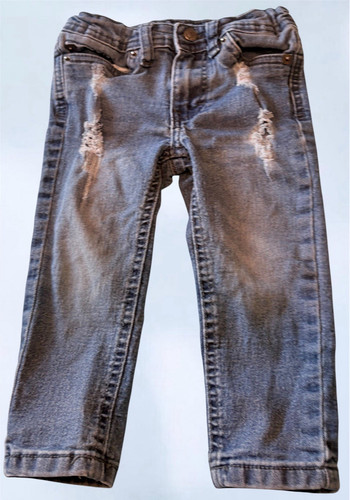 Buffalo David Bitton Boys 2T Blue Stretch Skinny Denim Jeans Adjustable Waist