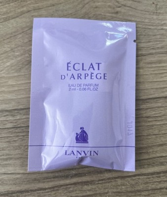 Lanvin Eclat D'Arpege Eau De Parfum EDP Sample Spray .06oz, 2ml Sealed In Bag