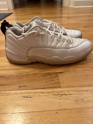 Jordan 12 Low White Leather Sneakers s-l400.jpg main image 3