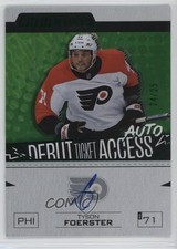 2024 Credentials 2024-25 Upper Deck Update Green 24/25 Tyson Foerster Auto 0kr0