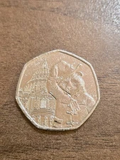 Paddington Bear St Pauls Cathedral 50p british Coin collectible B