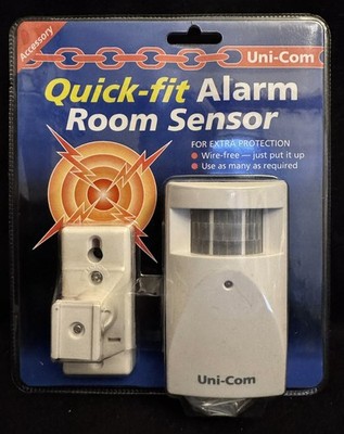 UNI-COM: Quick Fit Alarm Raumsensor BZ365-PIR Bewegungsmelder, 9V Batterie NEU