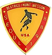Olympics 1988 Seoul "Discus" Event Beatrice/Hunt-Wesson Lapel Pin