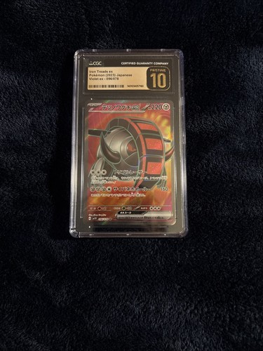 2023 POKEMON JPN VIOLET EX #096/078 IRON TREADS EX CGC Pristine 10 GEM MINT HOLO