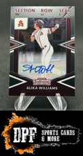 2020 Elite Extra Edition Alika Williams College Tickets Signatures Sun Devils