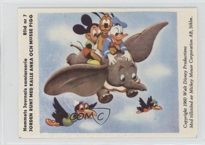 1960 Hemmets Journals Disney Dumbo Mickey Mouse Pluto Donald Duck #7 1d4c