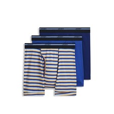 Jockey Men's 100 Cotton Lightweight Classic 5" Boxer Brief - 3 Pack
