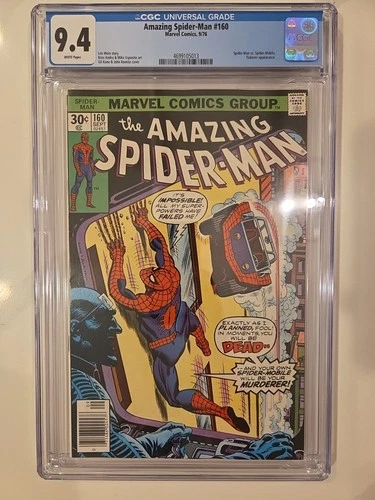 Amazing Spider-Man 160 CGC 9.4 Marvel Comics 1976