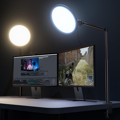 Weilisi 10.2'' Desk Ring Light 10.2  for with Clamp, 1 Pack