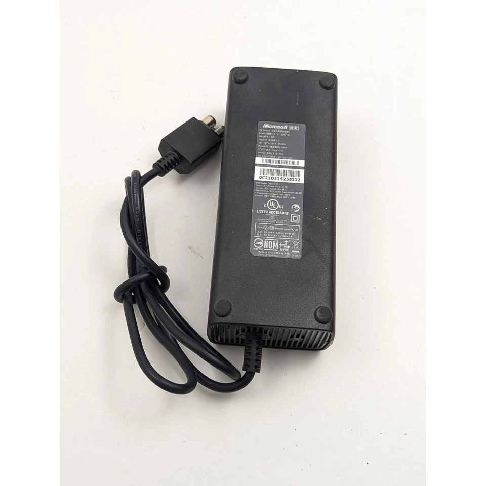 Microsoft Xbox 360 Slim AC Adapter Power Supply Brick 120W Model A11-120N1A - Image 2 of 4