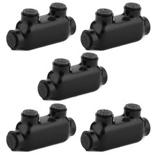 2 Port Inline Splice Connector 2/0-6 AWG Aluminum to Copper Wire Connectors S...