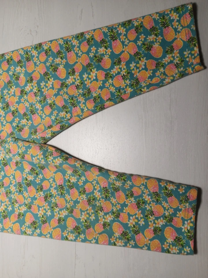 INTRODUCCIÓN❤️LOVE THE FIT P Legging Capri Elastizado Control Abdomen Piña Tropical Foto 2 de 4