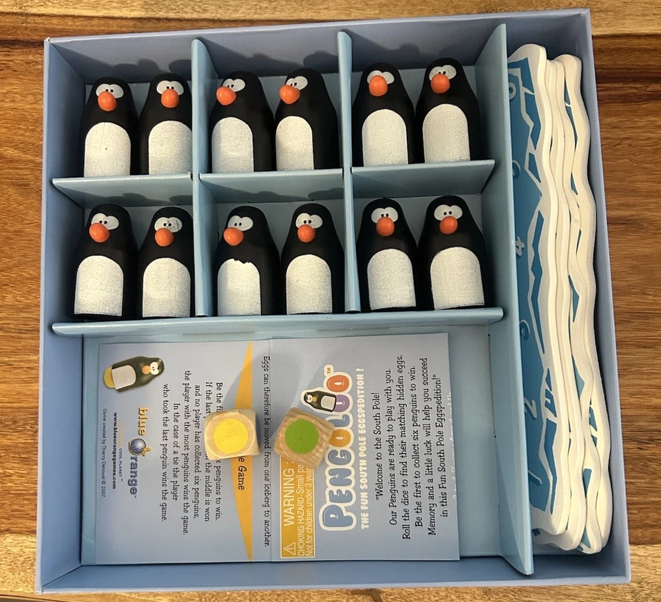 Pengoloo Penguin Memory Color Matching Game Blue Orange 2007 100% Complete - Image 3 of 3
