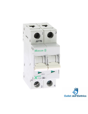 Interruttore Magnetotermico Eaton 243283 - 2 Poli, 50A, Curva C, 4.5KA - Foto 8