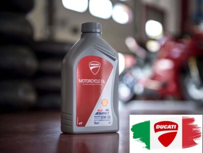 Ducati 15W-50 Ultra 1 LT 100% SYNTHETIC SHELL ADVANCE OIL