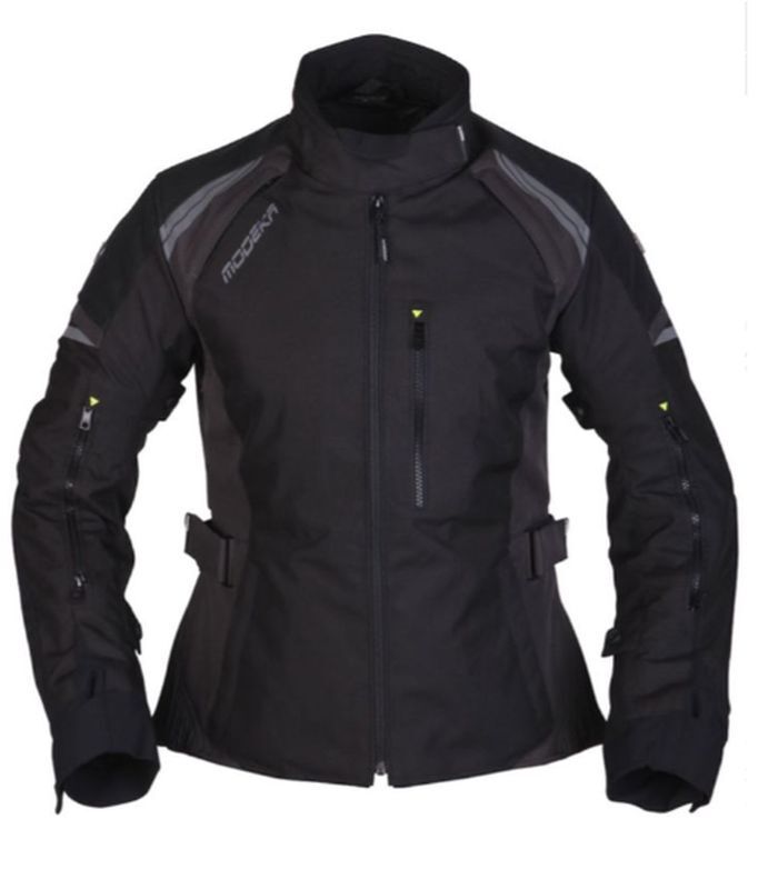 Veste Amberly Lady Modeka anti-abrasion taille 44 noir gris foncé