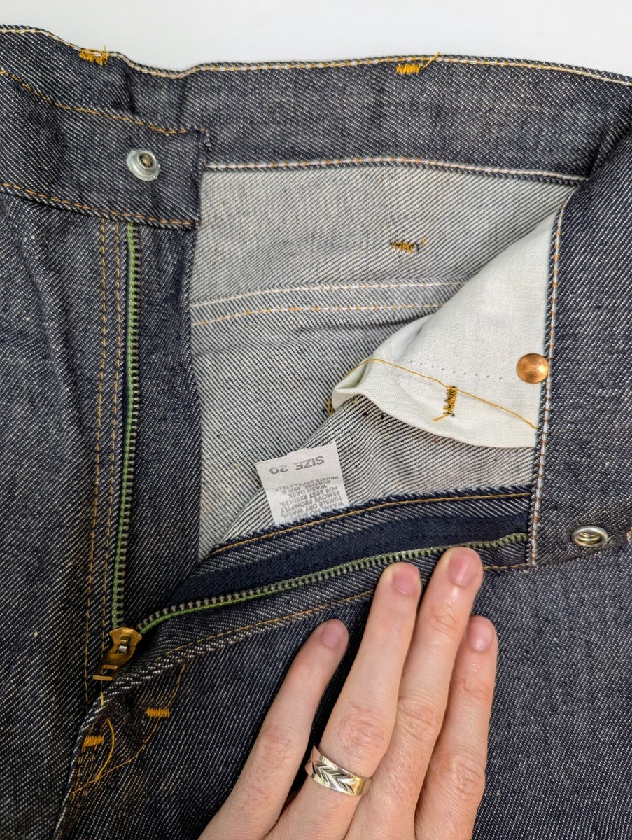 Vintage 1970s Montgomery Ward Power Denims Deadstock Blue Vintage 1970s Montgomery Ward Power Denims Deadstock Blue
