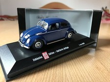 Minichamps 1:43 Modellauto VW Käfer 1200 Brezel Neu OVP Blau lim. Auflage