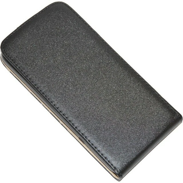 SFLIP CUSTODIA COVER BOOK FLIP LIBRO SILICONE CASE HTC DESIRE 626 BLACK NERA - Immagine 2 di 4