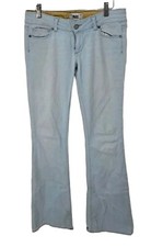 Paige Jem Boot Light Wash Flare Jeans MADE IN USA - Women's 28 Some Paint Stains