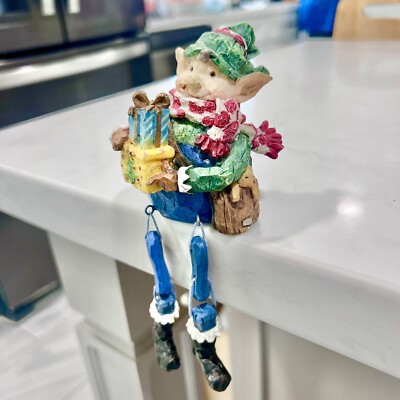 Anthromorphic Long Legs Shelf Sitter ELF Elfin Troll Magic Ears RETIRED!
