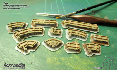 HARZ WELTEN N1000 - Feldbahngleis Grubenbahngleis Bohlenschwelle, Spur Nf, 1:160