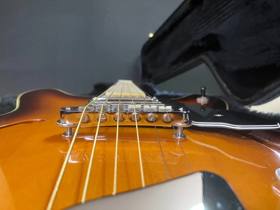 DeArmond Starfire by Guild Semi Acoustic Electric Guitar Hard case by TKL Used - Image 2 of 4