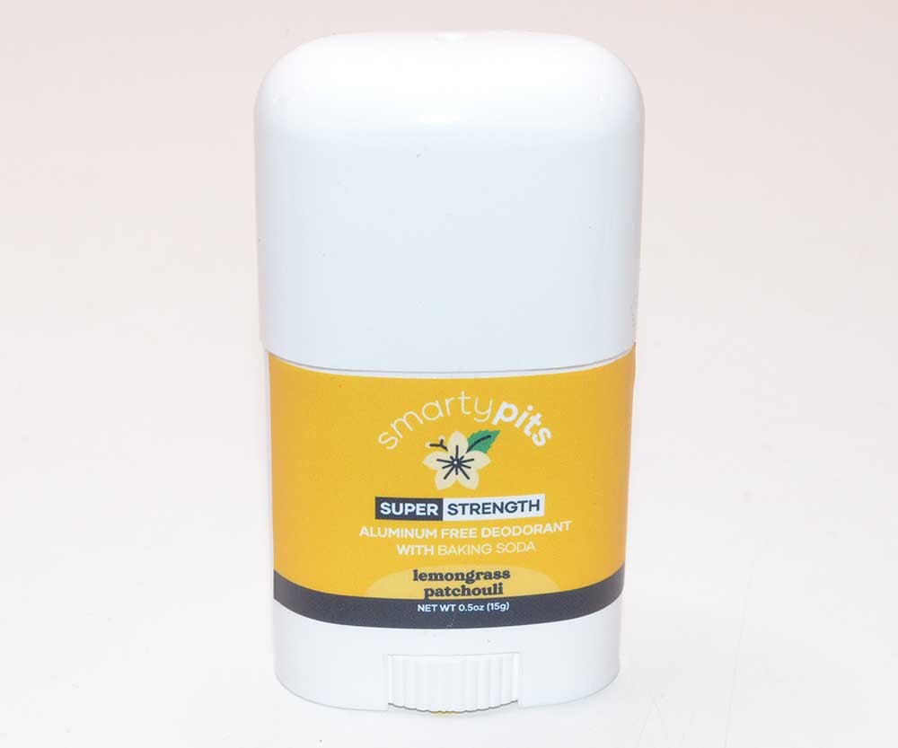 SmartyPits Travel Size Aluminum Free Deodorant Super Strength Pick