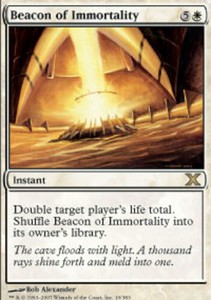 Beacon of Immortality x1 - 10th Edition - Moderate Play, English - 10th Edition