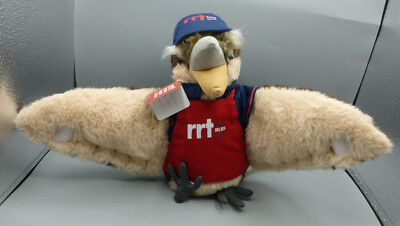 RRT Rapid Relief Team Cookie Kookaburra Vogel Maskottchen weiches Plüschtier Stofftier 11 Zoll