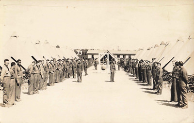 Camp Skokie Valley Illinois CCC 1933 Company 639 RPPC Conservation Corps 345