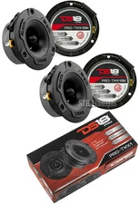 4x DS18 PRO-TWX1 Black Bullet Super Tweeters 480W 4-ohm Car Audio Speaker Horn