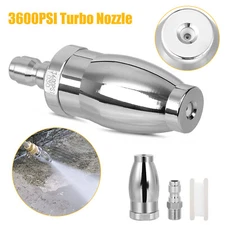 3600PSI High Pressure Power Washer Gutter Cleaner 1/4" Quick Connect Rotating