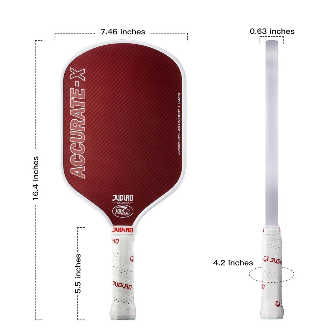 Juciao Accurate X Premium Pickleball Paddle - Made with