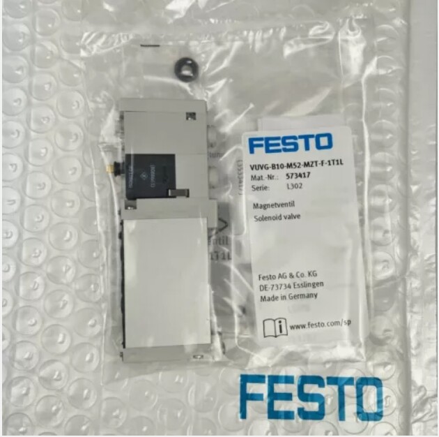 Festo VUVG-B10-M52-MZT-F-1T1L 573417 Solenoid Valve New One Free Shipping