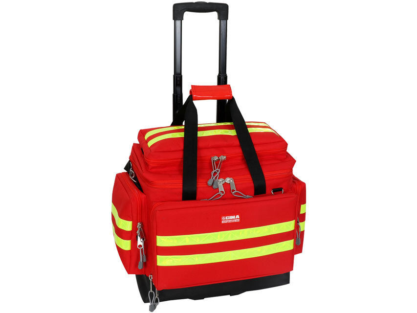BORSA SMART CON TROLLEY - media - rossa