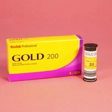 * ONE ROLL * Kodak Gold 200 - 120 Color Film * FRESH *