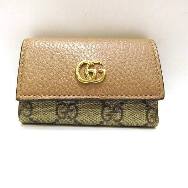 Gg marmont leather key case hotsell