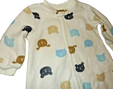 1G M 17-21lbs 3-6M Carter's Bear Dog Fleece Sleep Sack Sleeping Bag Sleeper